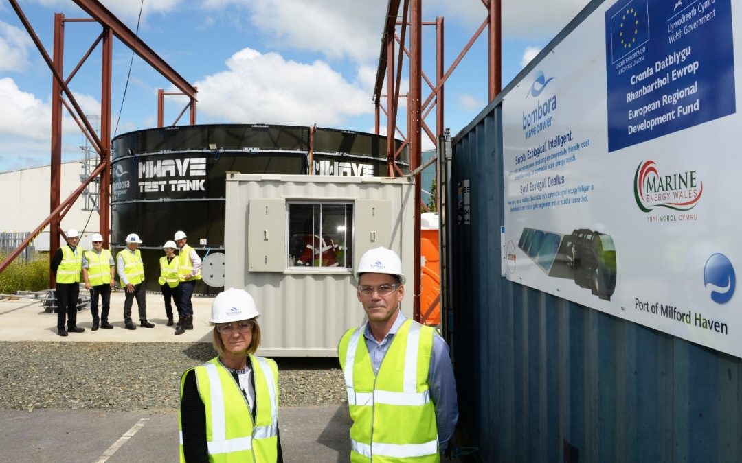 Welsh European Funding Office visit to Bombora